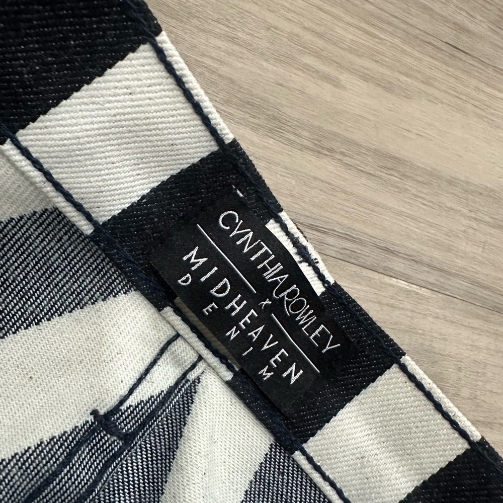 Midheaven Denim x Cynthia Rowley Collab - Stella Striped Flare - Picture 4 of 7